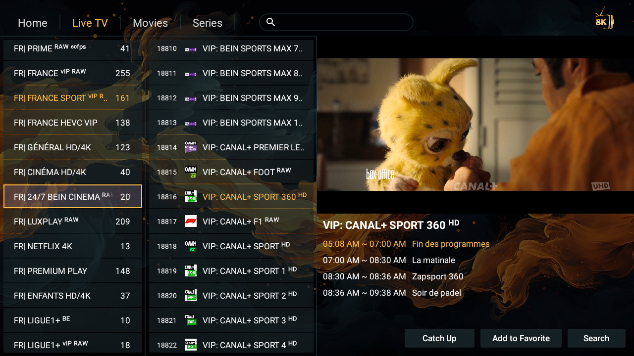 IPTV Test Gratuit France — Essai 24h en 4K | 8K FR